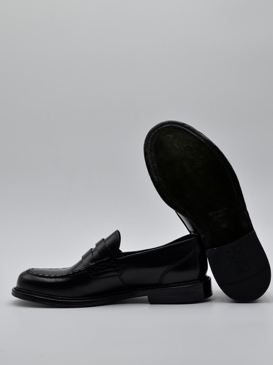 mocassino con passante 7054 NERO GREEN GEORGE