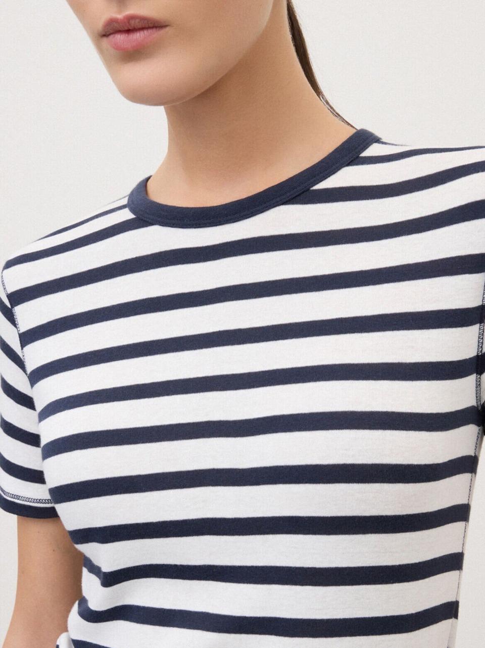 t shirt righe LOD DM8157 B ottod'ame