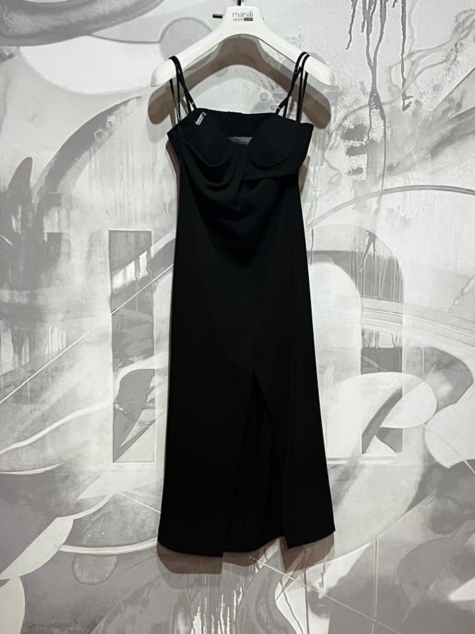 abito con drappeggio 8A1551 K103 Patrizia pepe