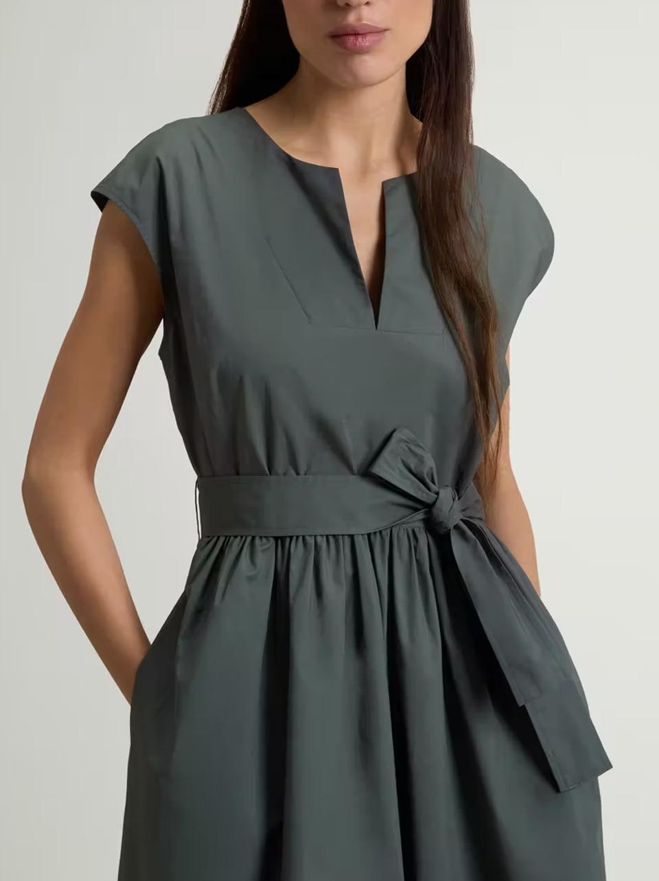 short dress popeline DR2028UT3944 6668 WOOLRICH