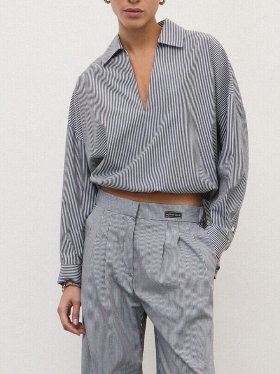 manica lunga righe CZC DC5250 BN ottod'ame