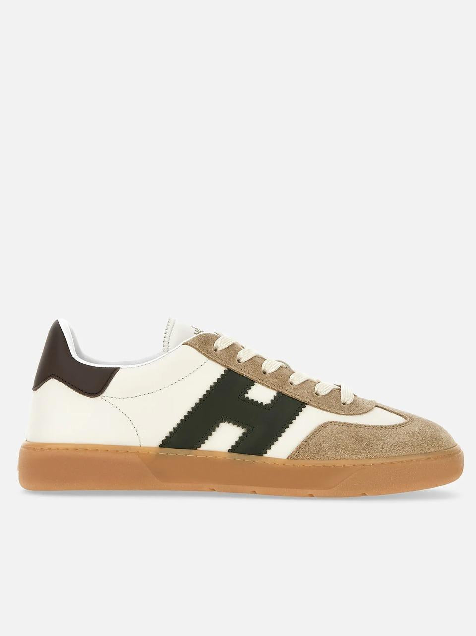 sneakers cool HXM6470FB60QDA739M BIANCO VERDE HOGAN