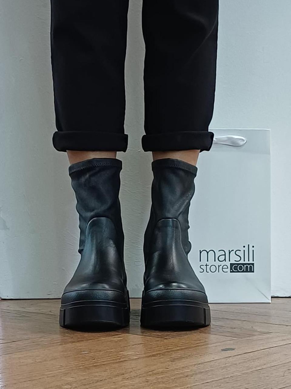 stivaletto strech 4012 NERO VIC MATIE'