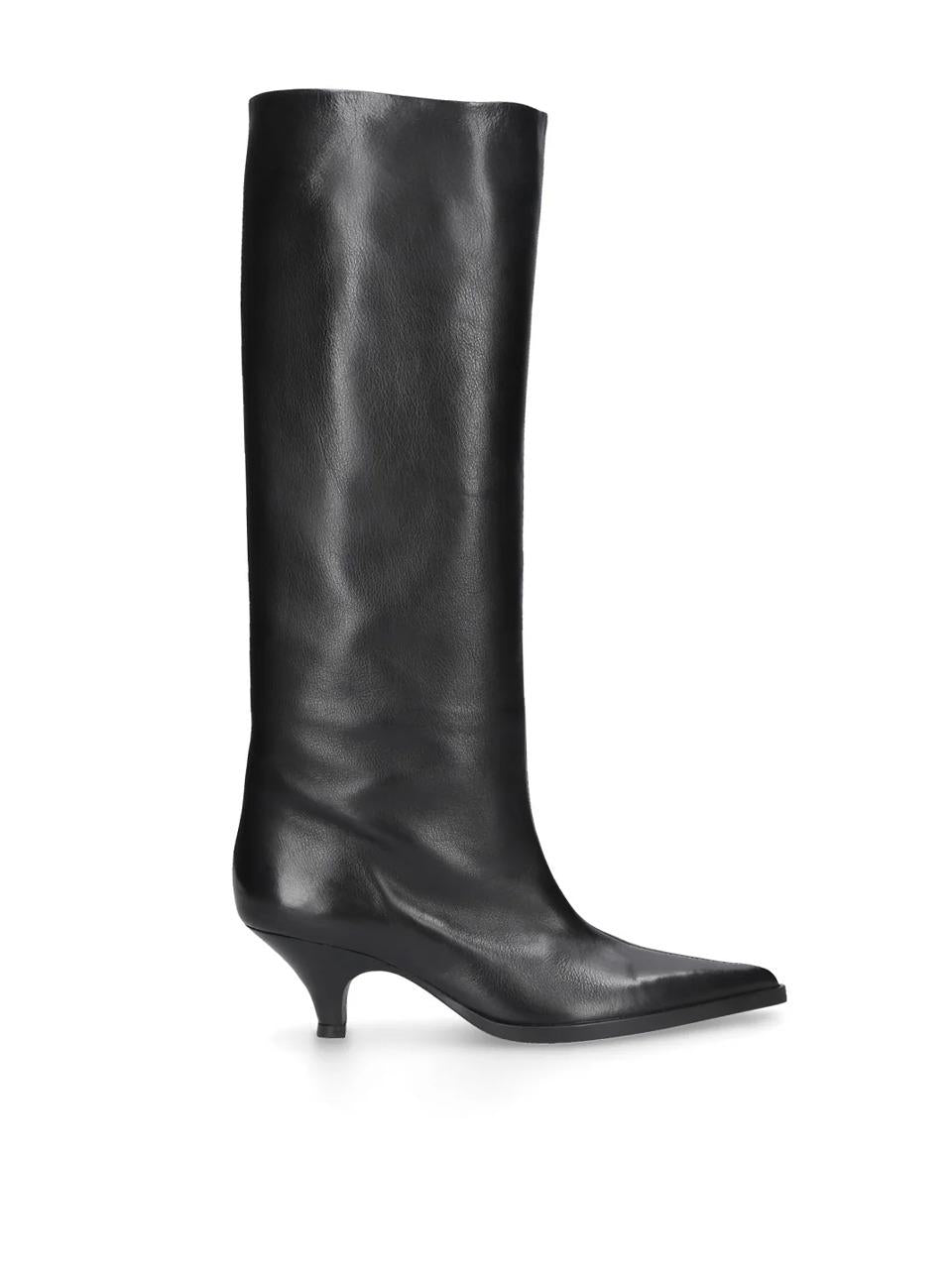 stivale a tubo tacco h 40mm E4301 NERO ELENA IACHI