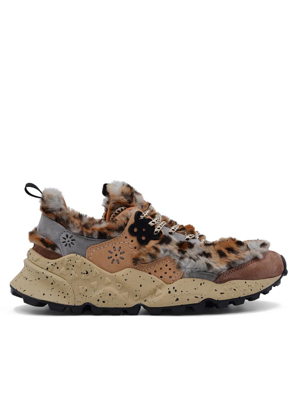 snakers kotetzu fur KOTEZU253B80 ANTRAX LIGHT BROWN FLOWER MOUNTAIN