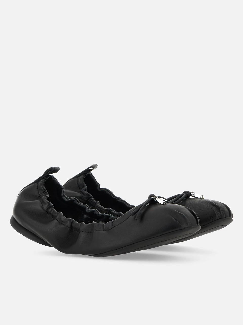 ballerina con fiocchetto HXW6840FP80QZBB9B999 NERO HOGAN