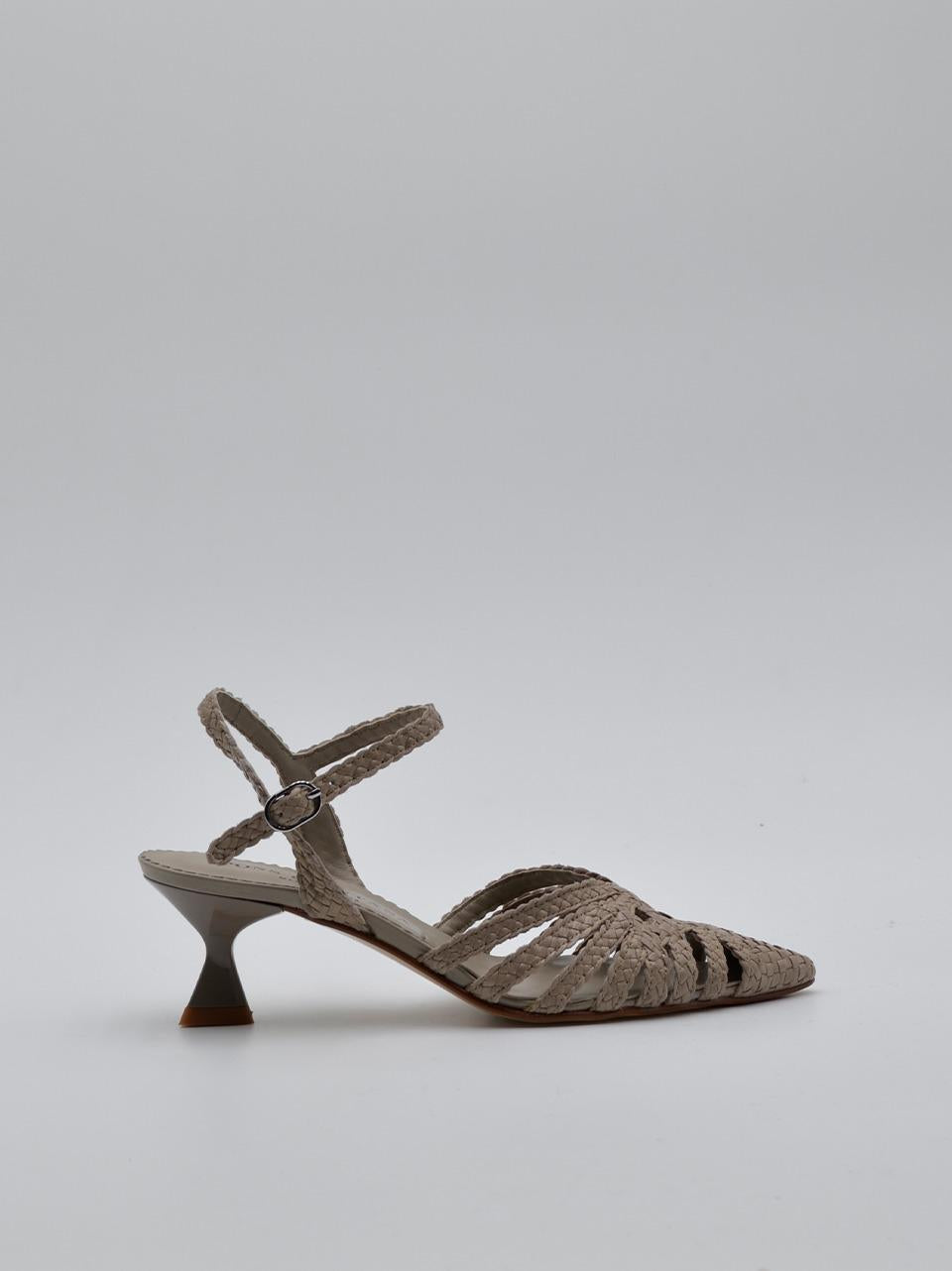 sandalo tacco h 30 mm 10782 FUMO PONS QUINTANA