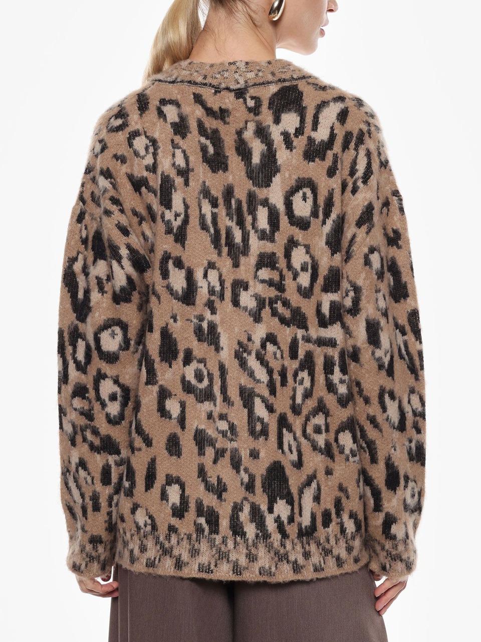 cardigan animalier M88051998 SELECTED
