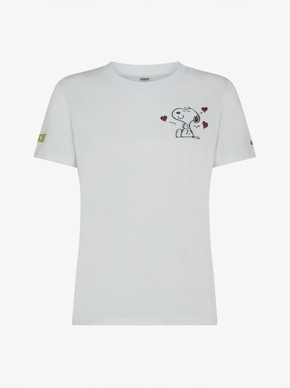 t shirt piccolo snoopy cuore T45220 B SUN 68