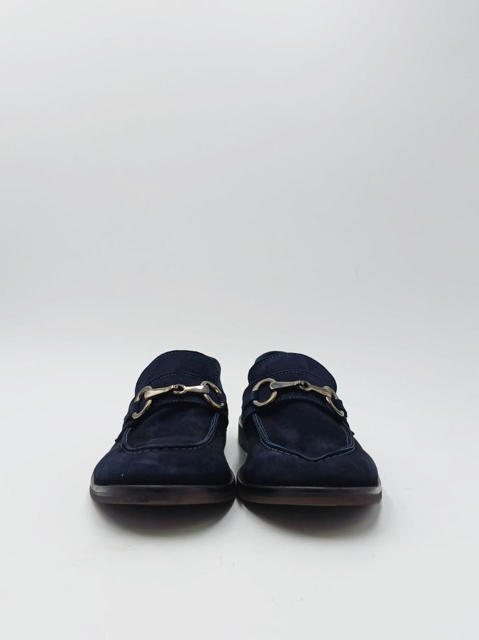 mocassino con passante e staffa 011 2356 BLU MICHAEL DASS