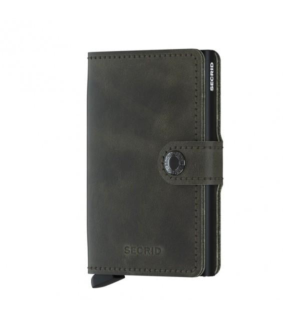 secrid mini vintage MINI-MV-OLIVE-BLACK OLIVE SECRID