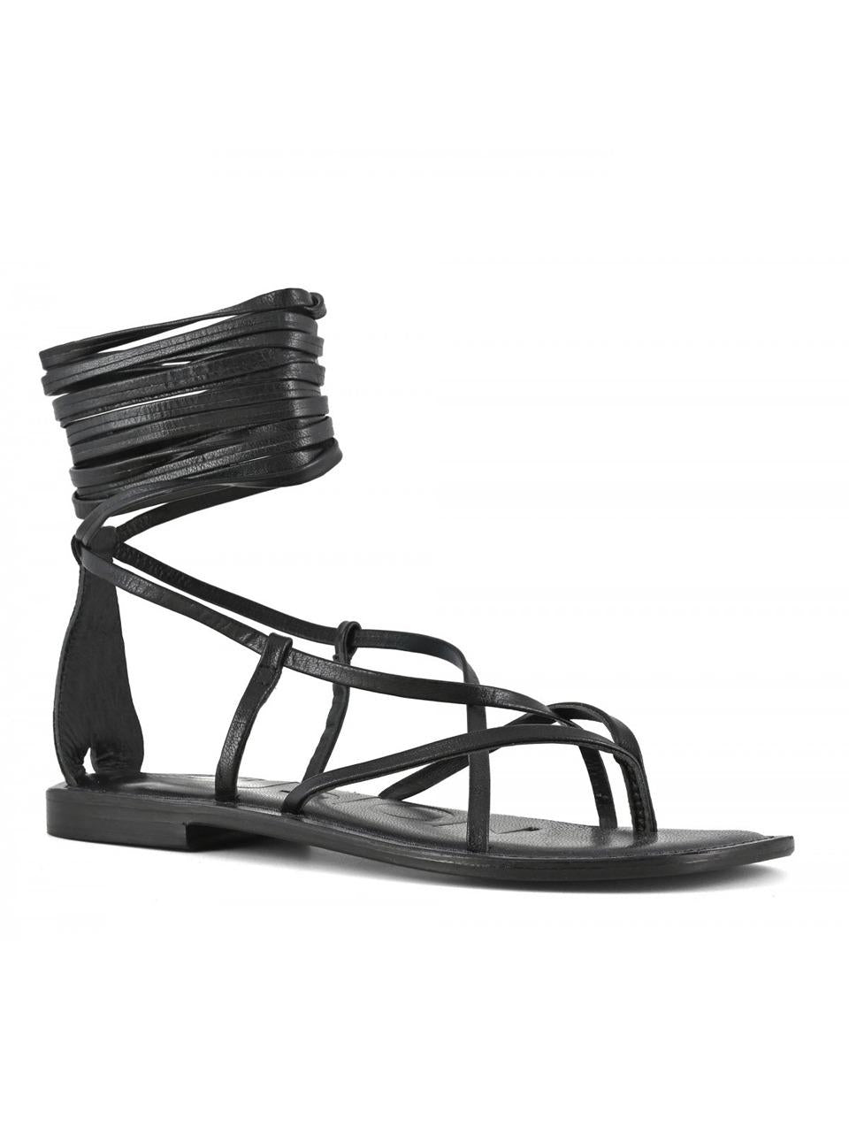 sandalo flat infradito alla schiava R2250002 BLACK CB FUSION