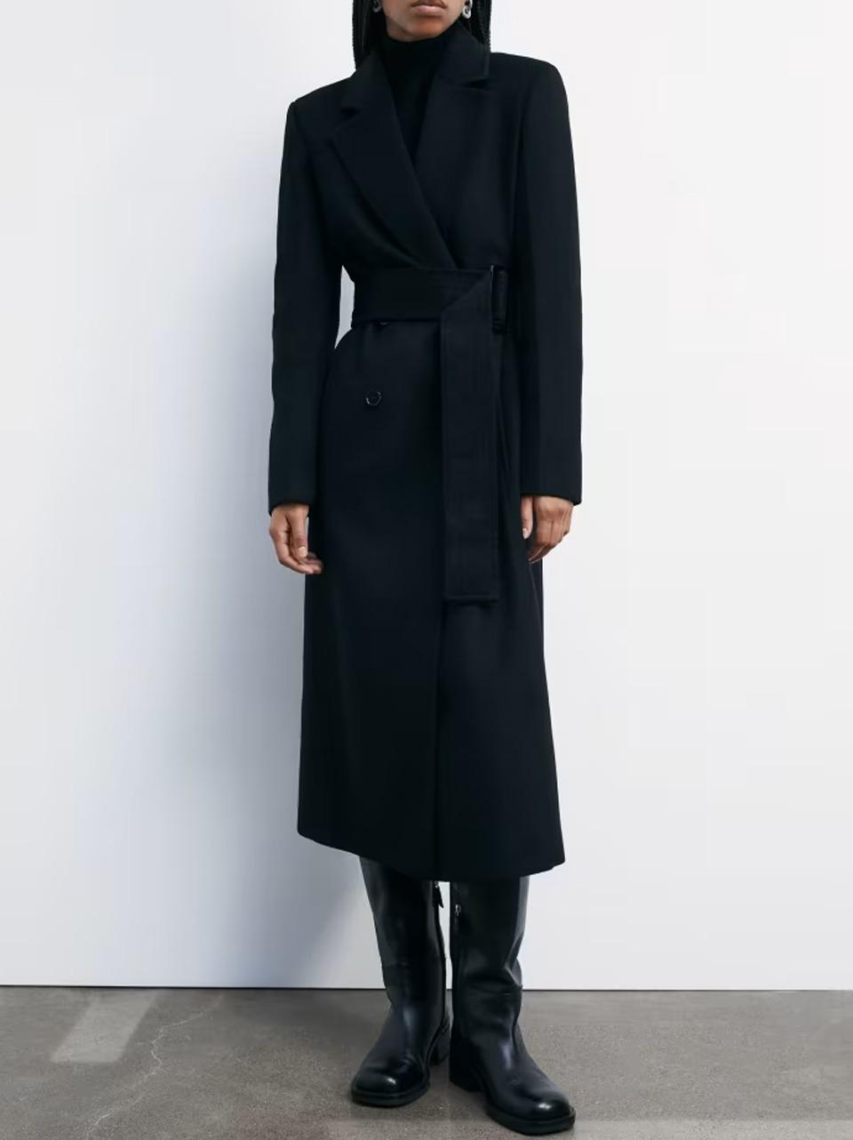 cappotto con fusciacca 2O0195 N Patrizia pepe