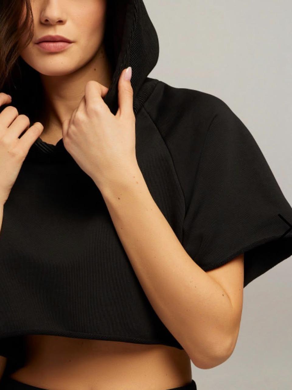 felpa cropped BARBARA N MACRON