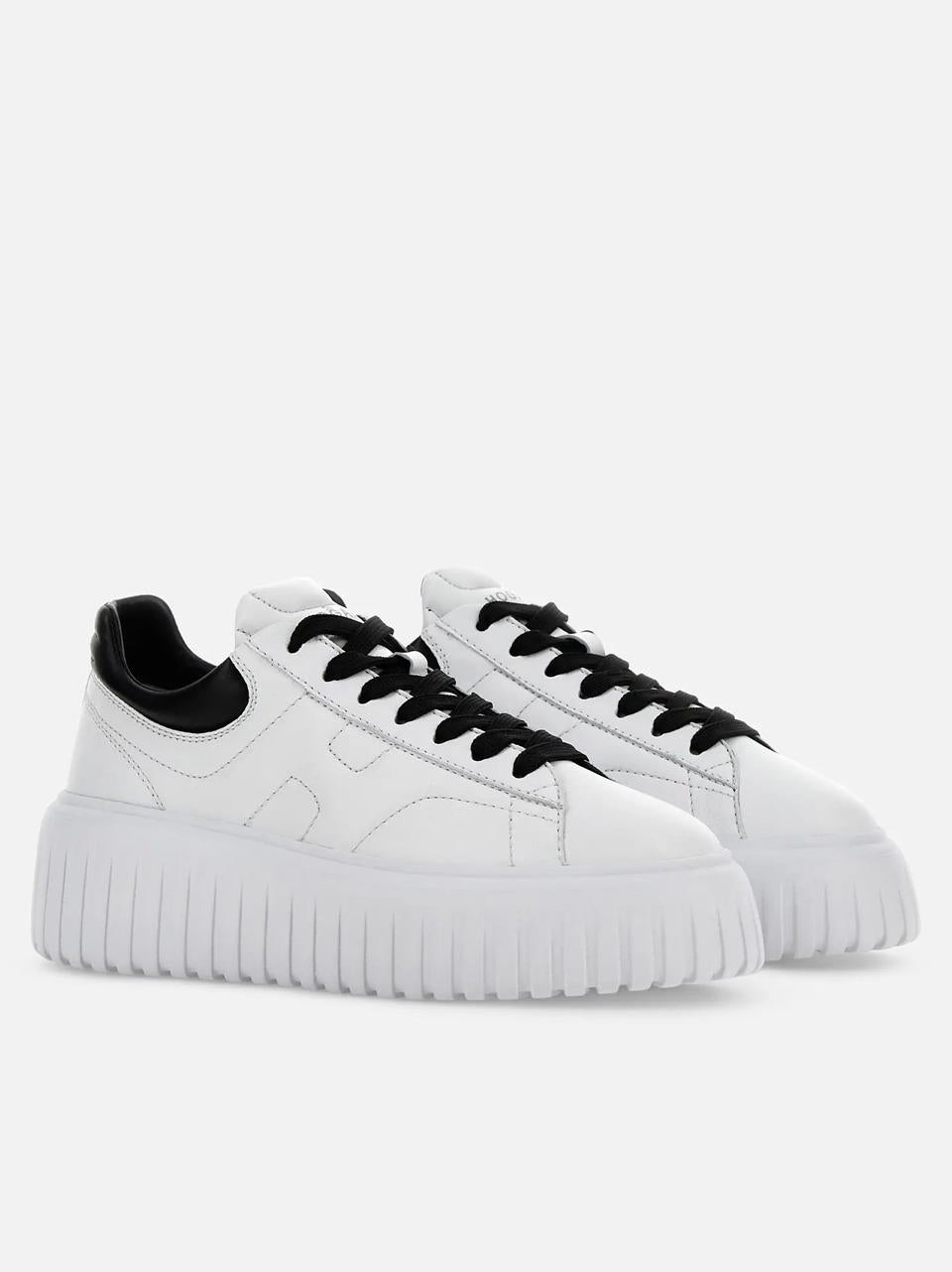sneakers H-Stripes HXW6450FC60LE90001 BIANCO NERO HOGAN