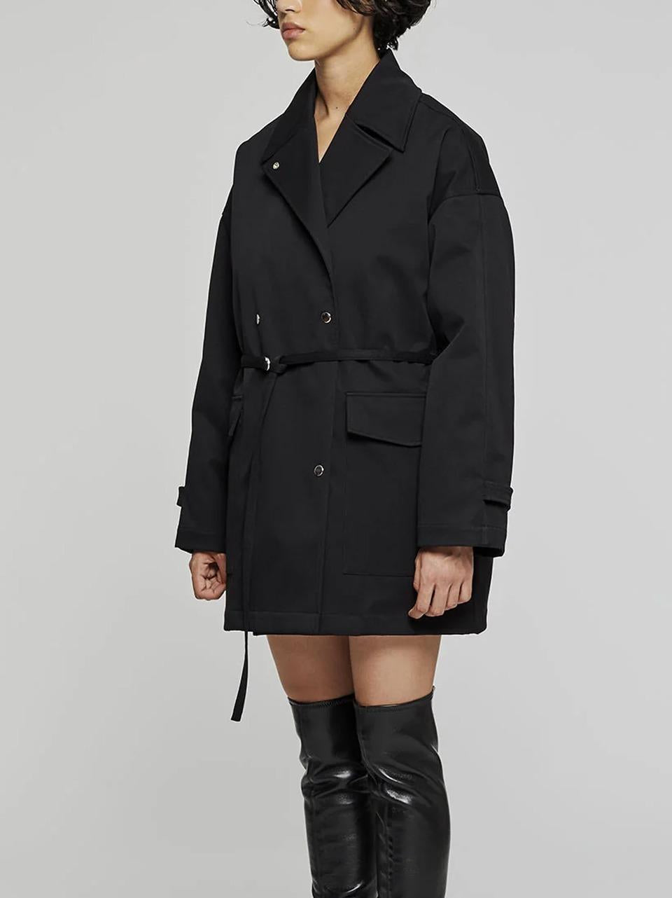 trench gabardina puffy cinturina 9322 990 oof