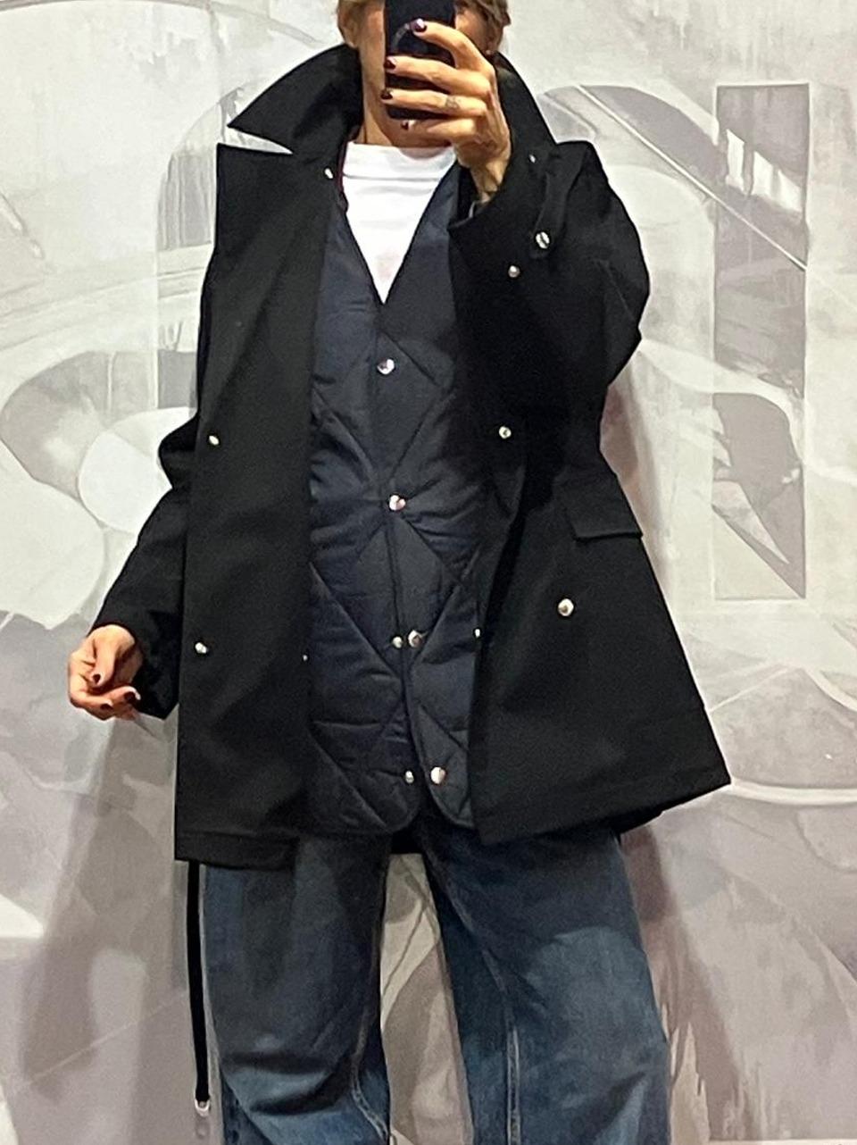 trench gabardina puffy cinturina 9322 990 oof