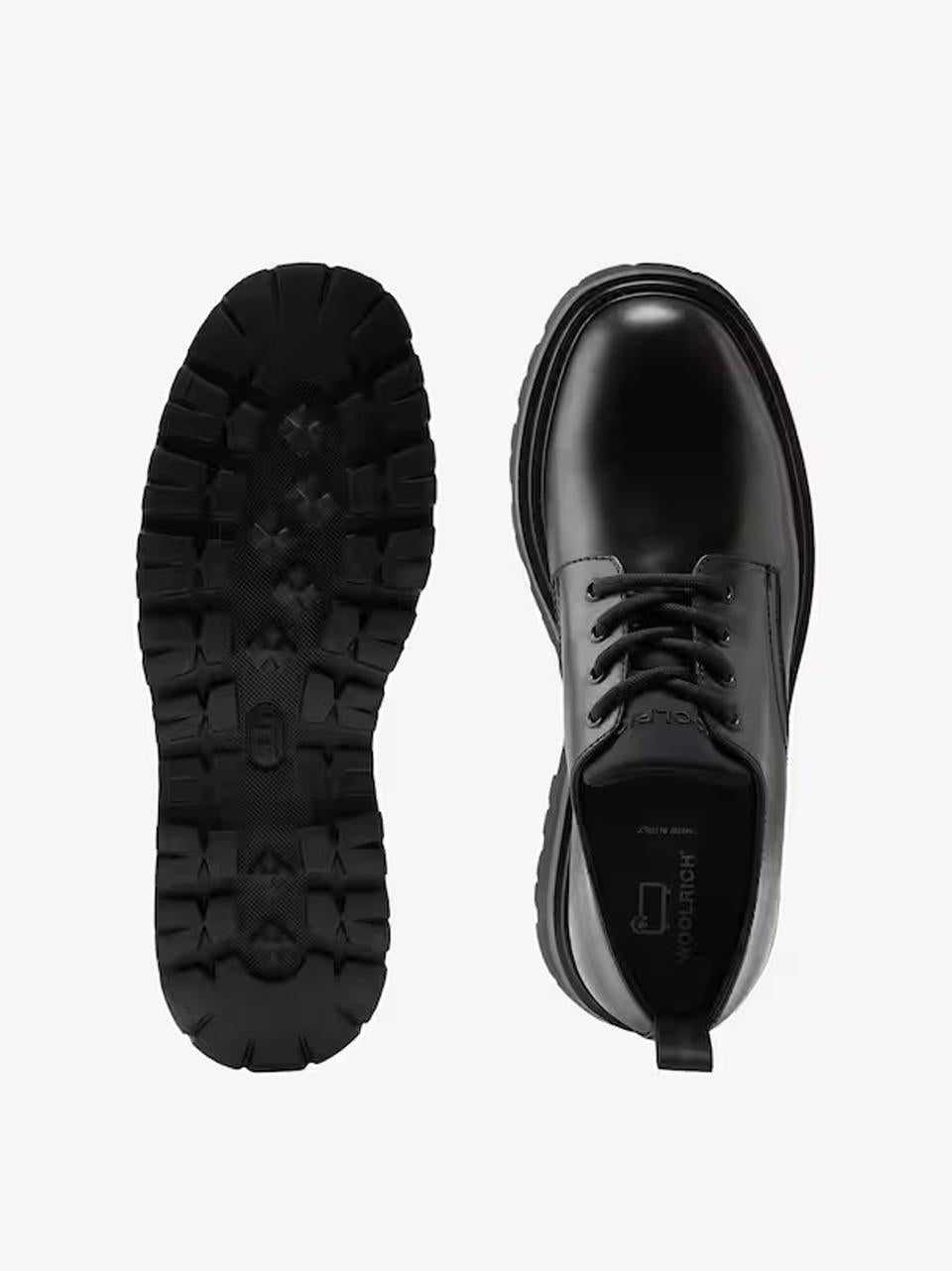 derby liscio M232.070 NERO WOOLRICH