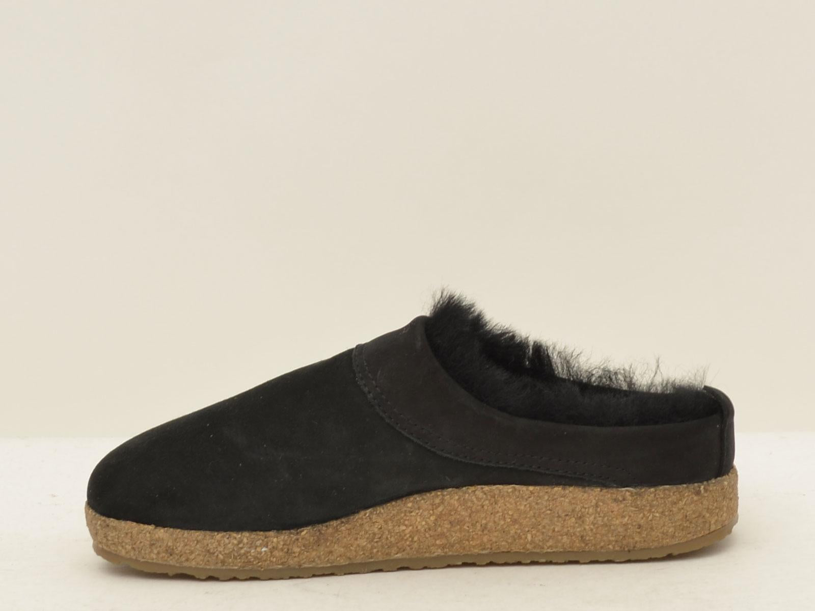 sabot snowbird in shearling 713015 03BLACK HAFLINGER