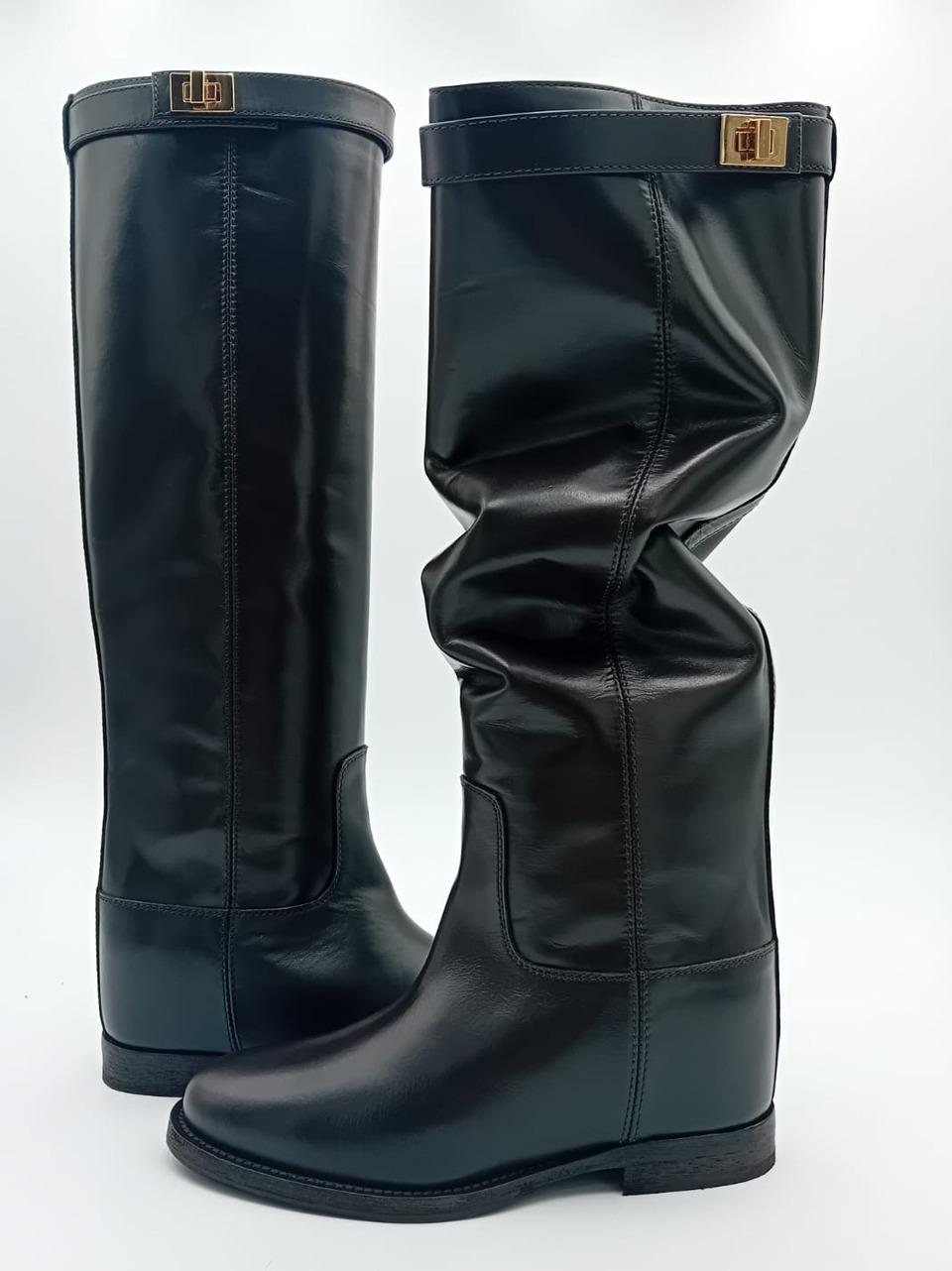 stivale a tubo con accessorio e zeppa interna 3807 TDM VIA ROMA 15