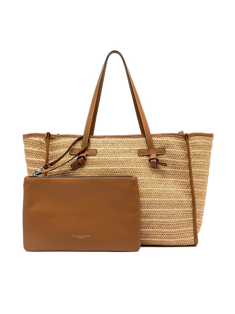 borsa matcella in paglia BS6850RVMRK NATURALE MARCELLA CLUB by gianni chiarini