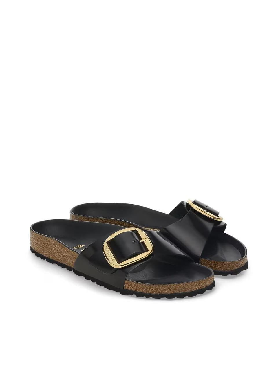 sabot madrid big bukle shine MADRID2650 BLACK BIRKENSTOCK