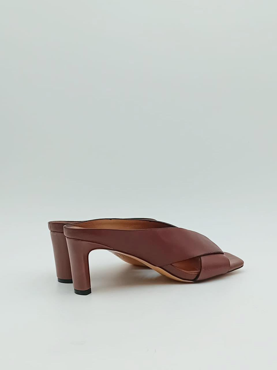 sabot incrociato tacco h 70mm LINDA F COFFIE miss olivia