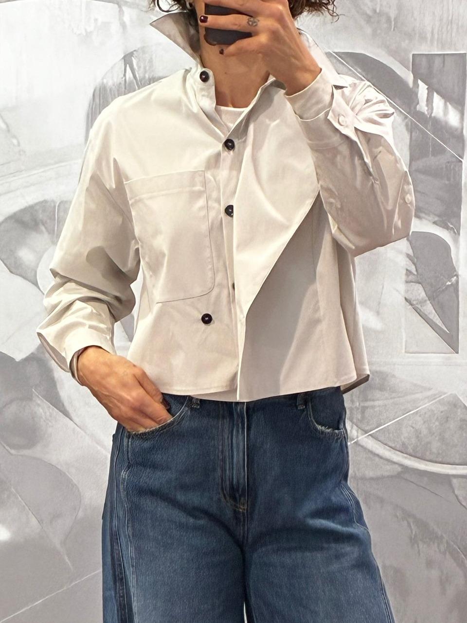 camicia giacchina reveres F6J26 L LIviana conti