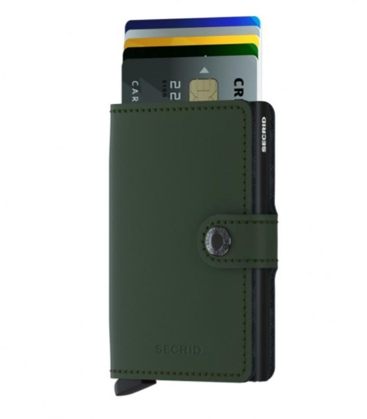 secrid mini matte MM-GREEN-BLACK MM-GREEN-BLACKGREEN SECRID
