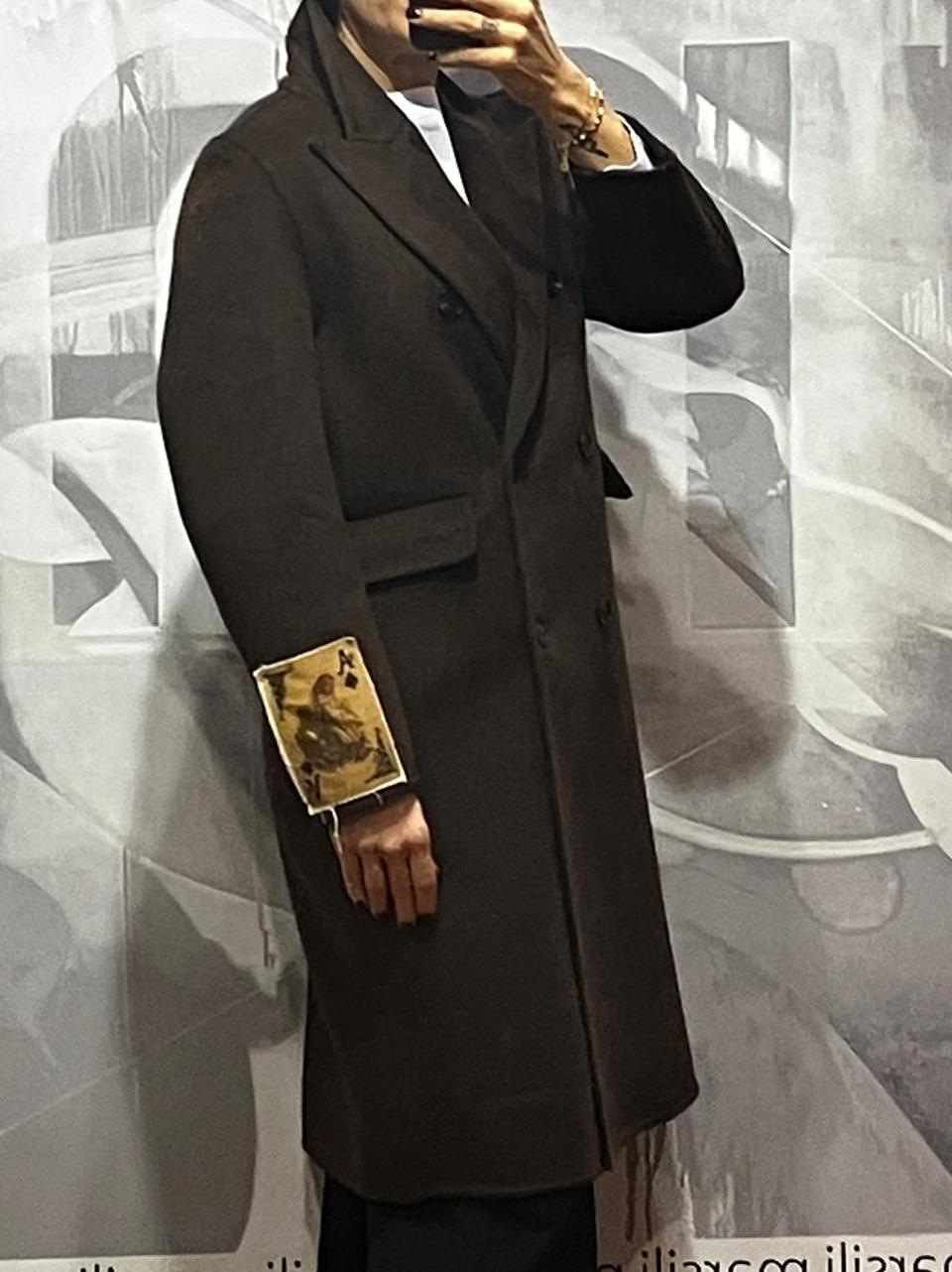 cappotto lungo double F38X0360 V Souvenir