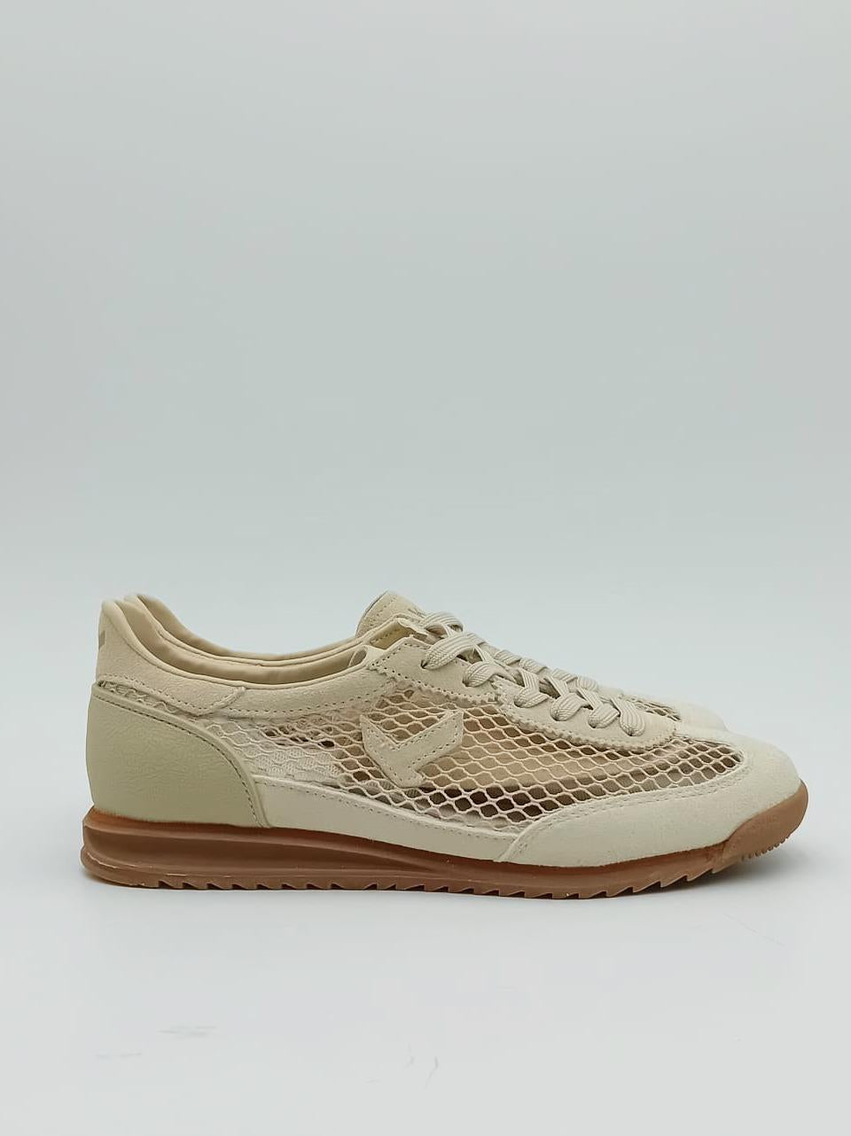 sneakers retata bassa KW9801 LIGTH BEIGE Keh.noo