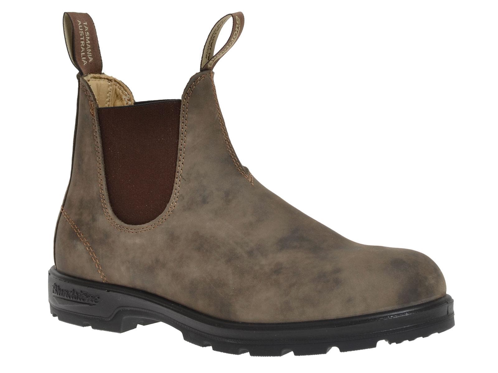 beatles elastico testa di moro 585 BC RUSTIC BROWN LEATHER Blundstone