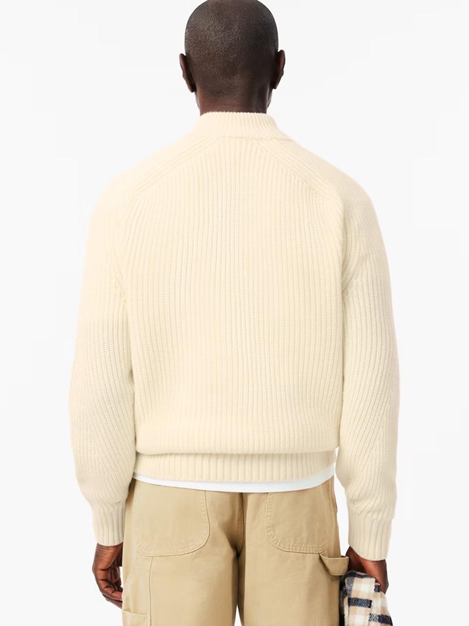 polo a coste con zip AH3134 P LACOSTE