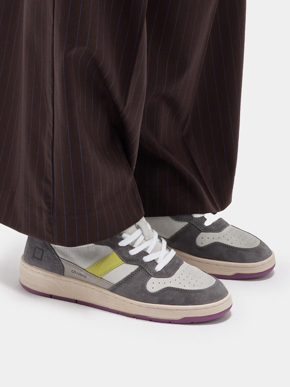 sneakers court 2.0 W411-C2-VCIP GHIACCIO\GRIGIO D.A.T.E