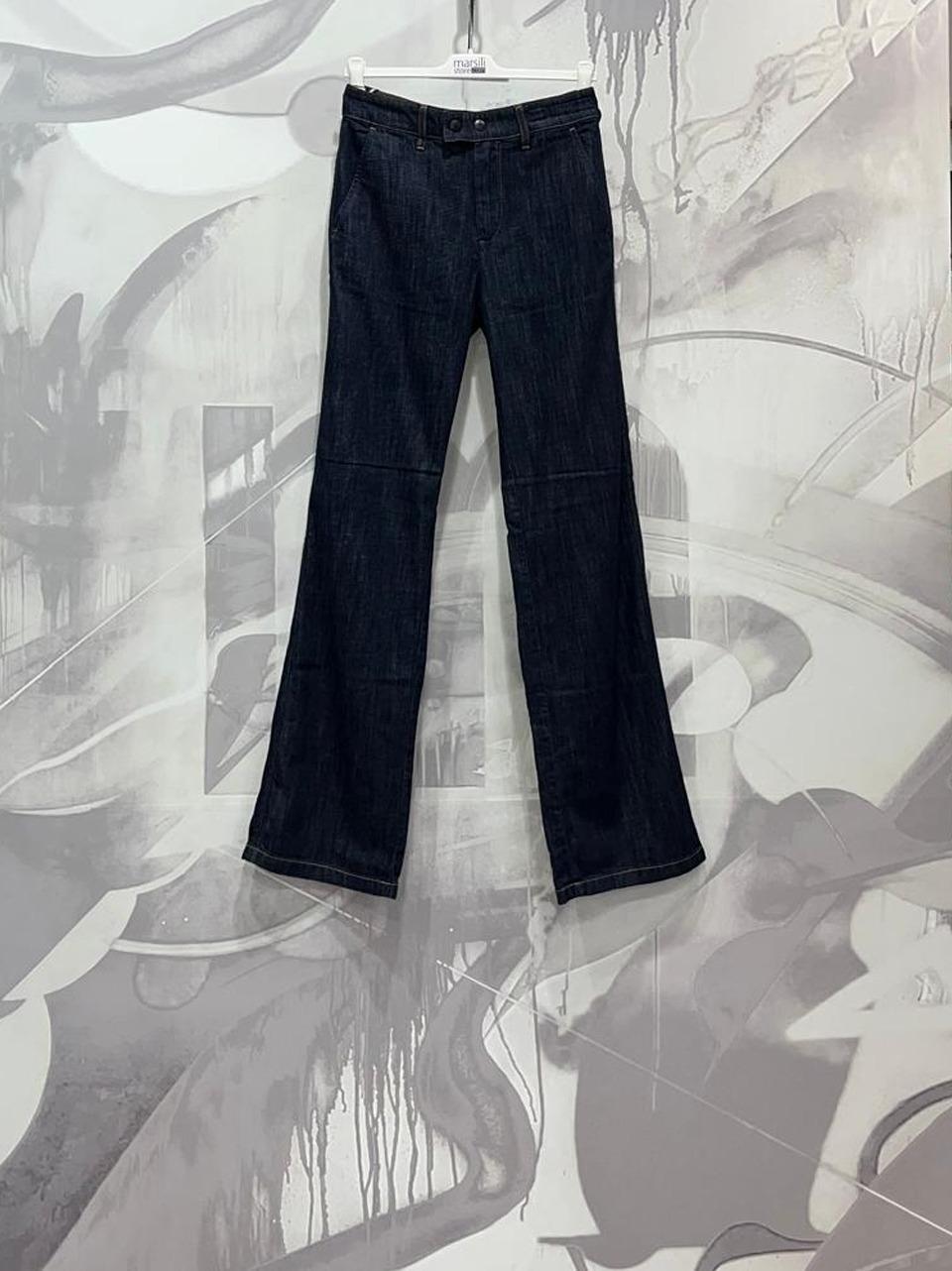 pantalone dritto denim fiammato MOUNING PD557 812 DEPARTMENT FIVE