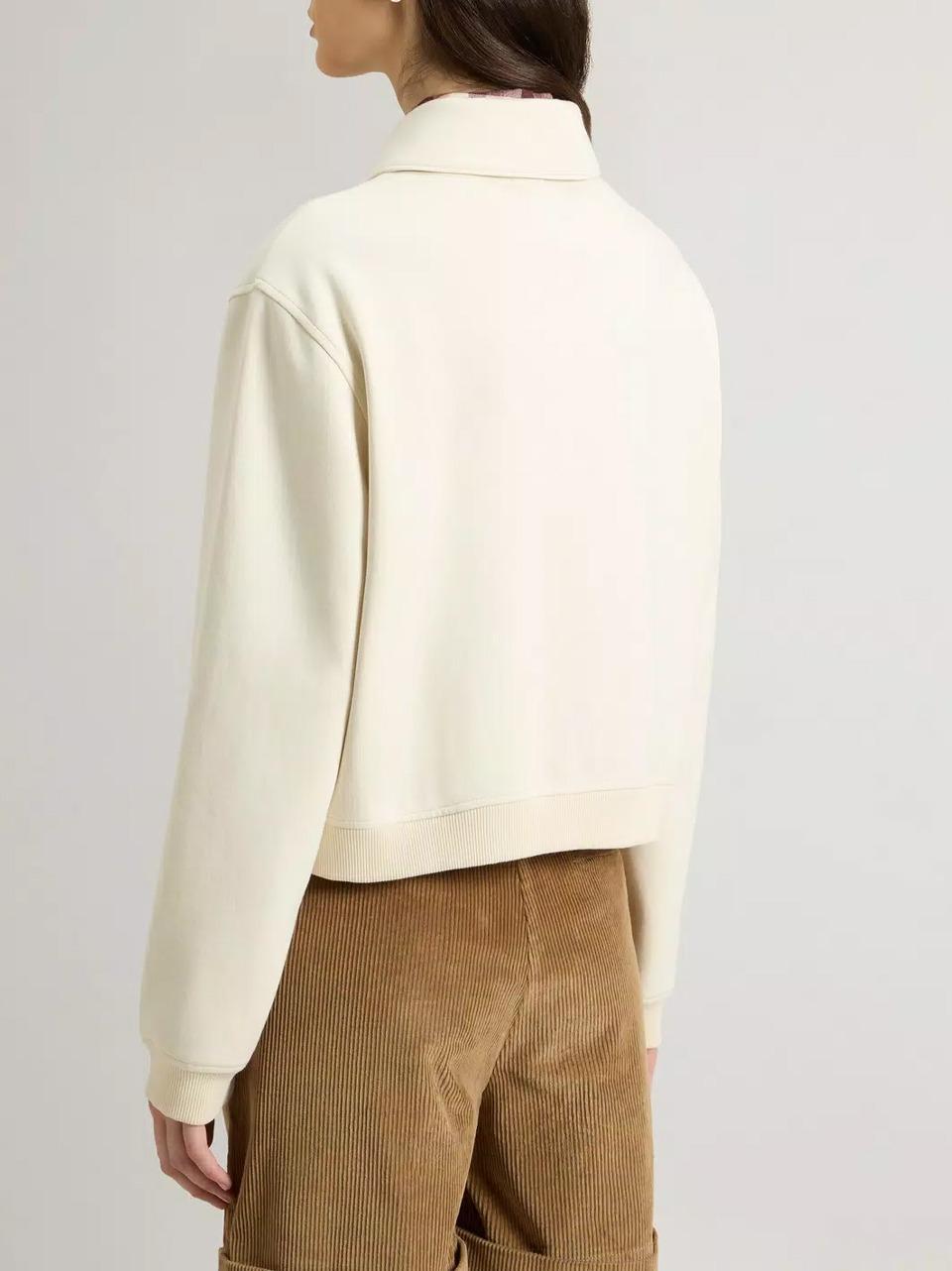 super soft interloc zippata CFWWSW2003 FRUT 5051 MILKY WOOLRICH