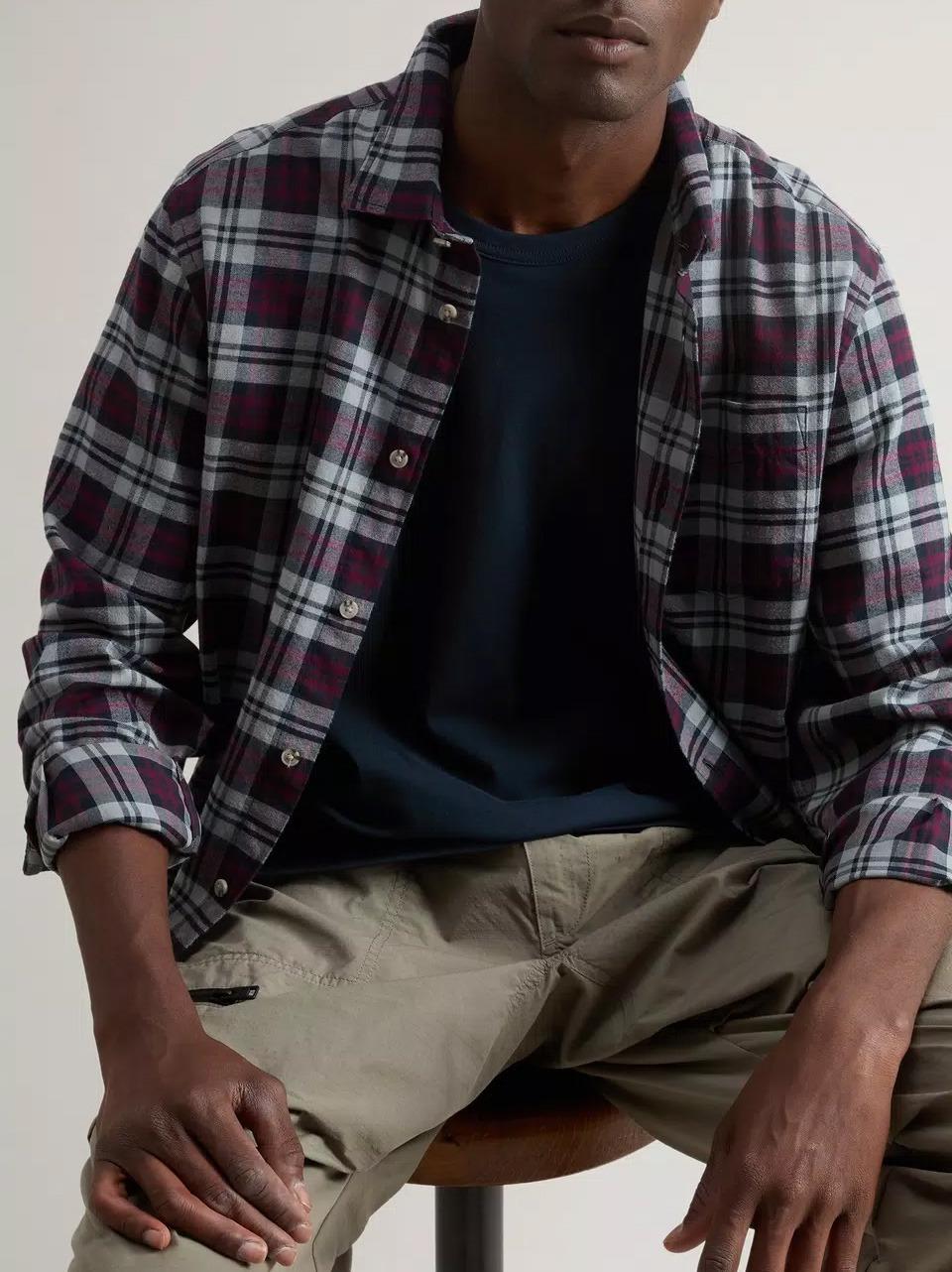 camicia quadri SI0117 1908 WOOLRICH