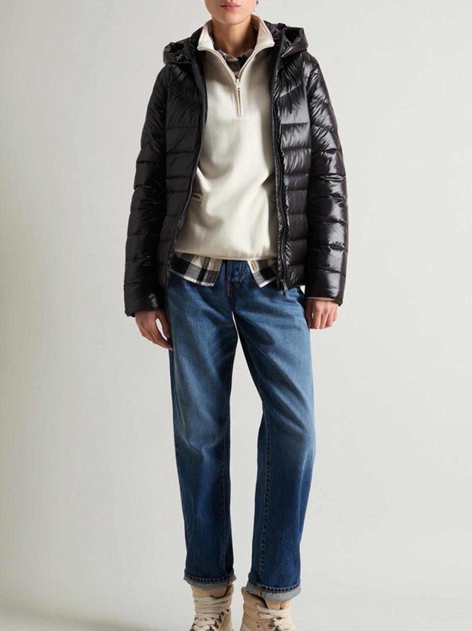 piumino con cappuccio shining OU1034 100 WOOLRICH