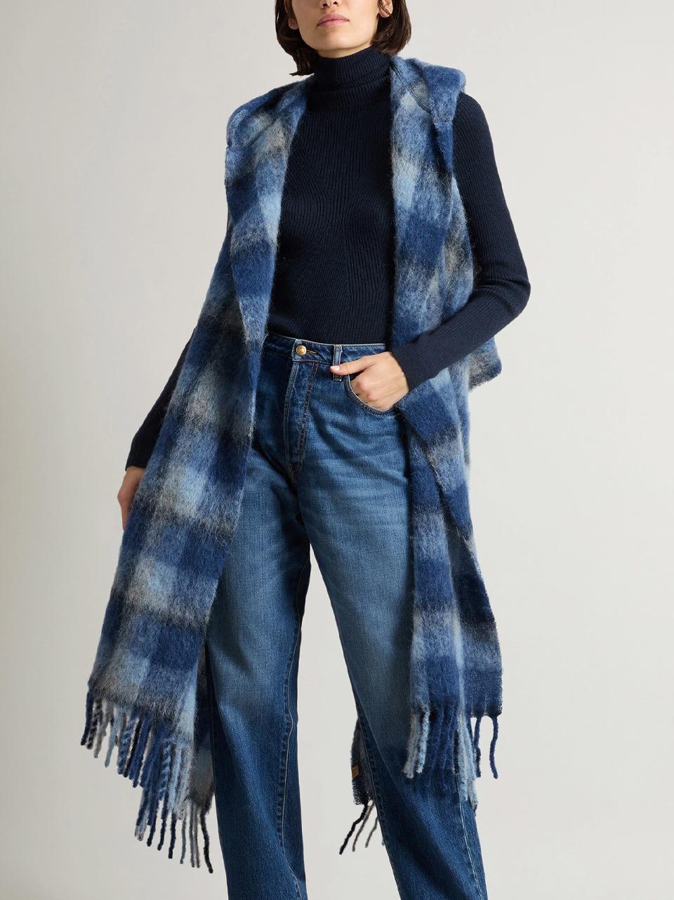 mantella macro scacchi AC0162 30037 WOOLRICH