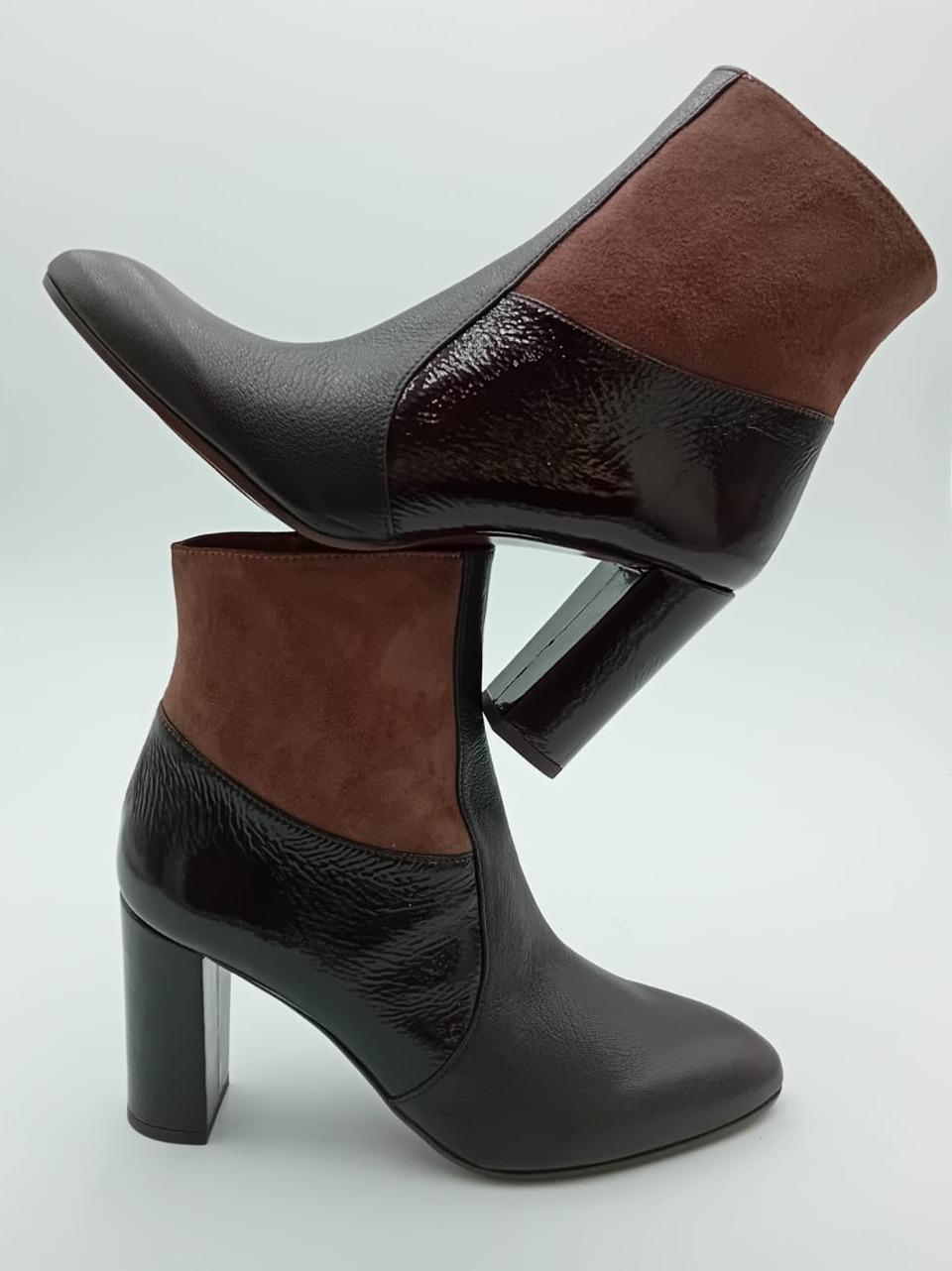 stivaletto tacco h 75 3 materiali ETYU TDM CHIE MIHARA