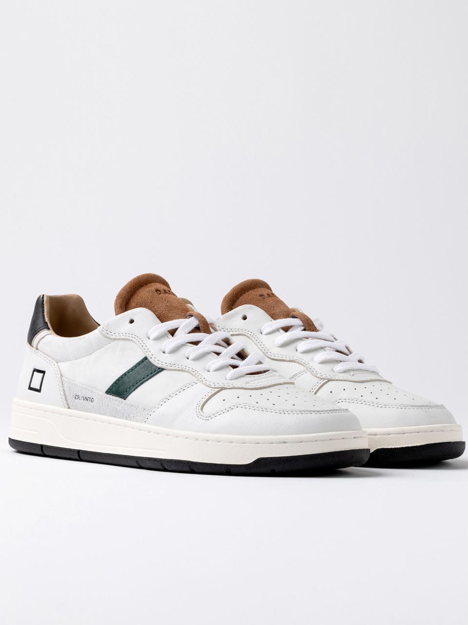 sneakers court 2.0 M431-C2-VN-WI BIANCO\CUOIO D.A.T.E