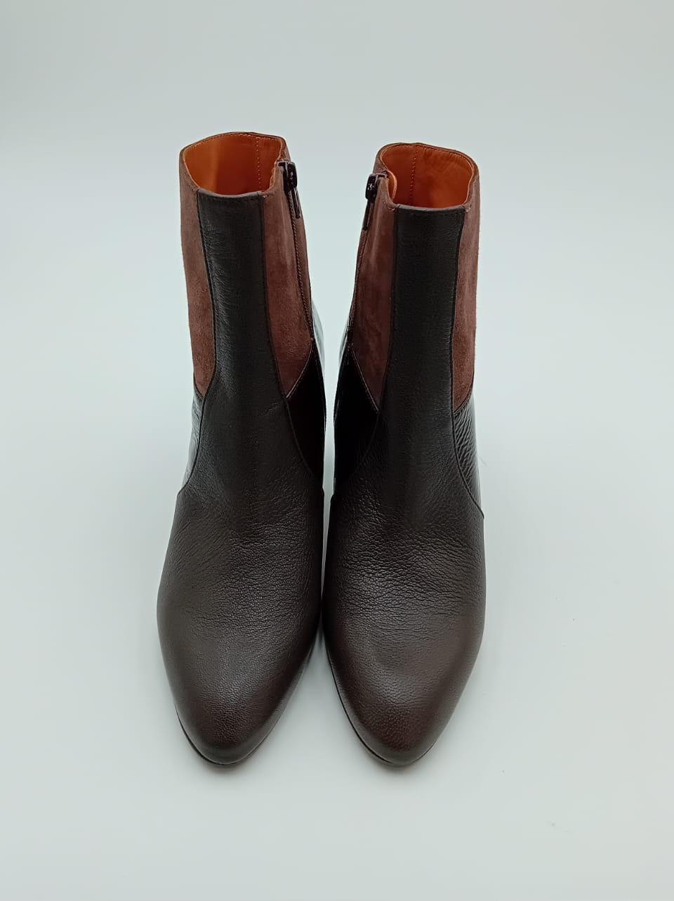 stivaletto tacco h 75 3 materiali ETYU TDM CHIE MIHARA