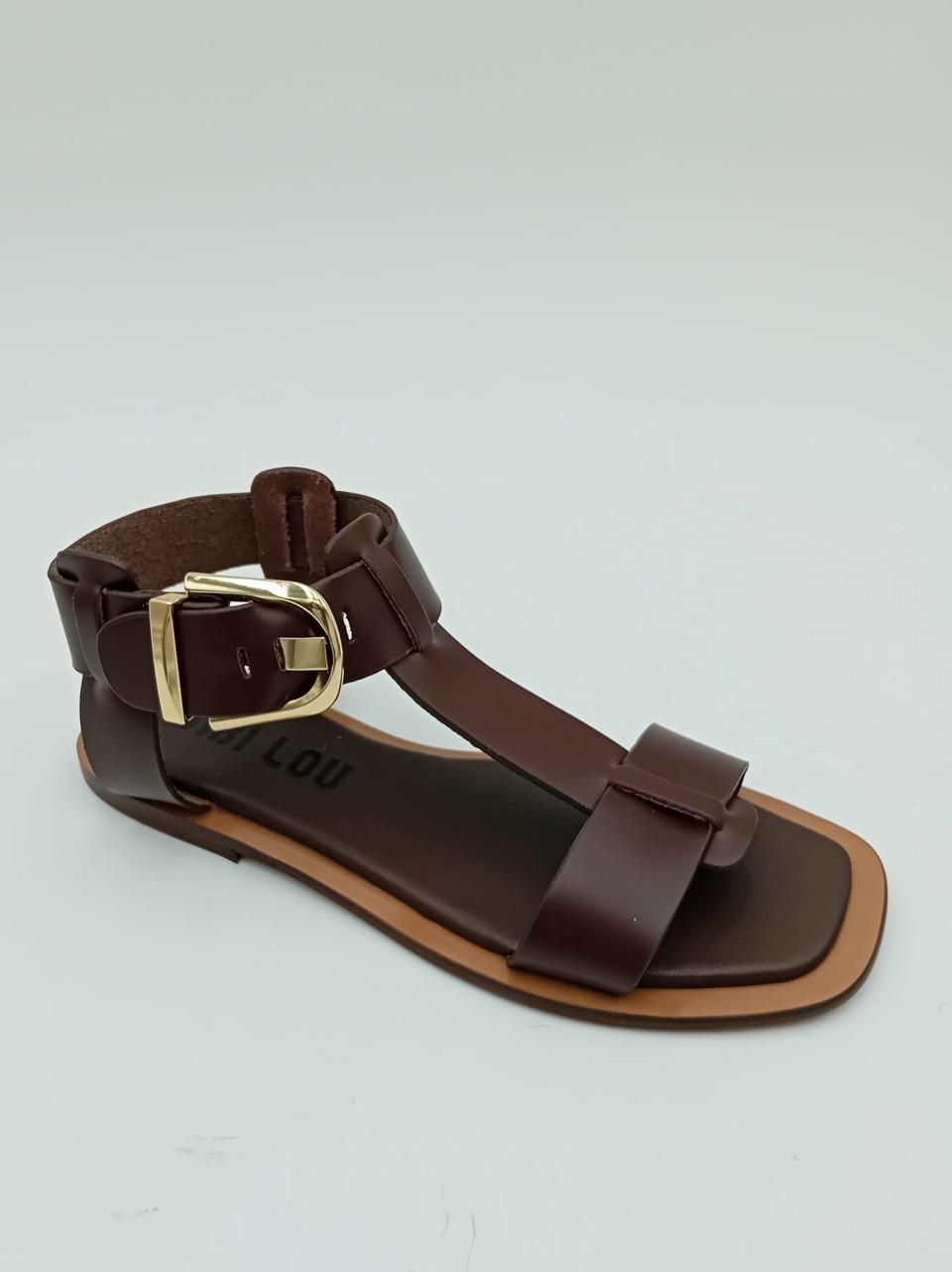 sandalo flat a t 901 brown BIBI LOU