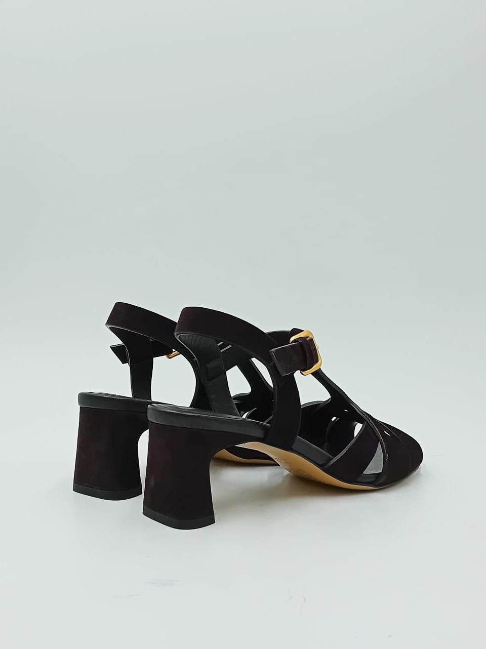 sandalo a t incrociato tacco h 50mm Z556 TDM MARA BINI