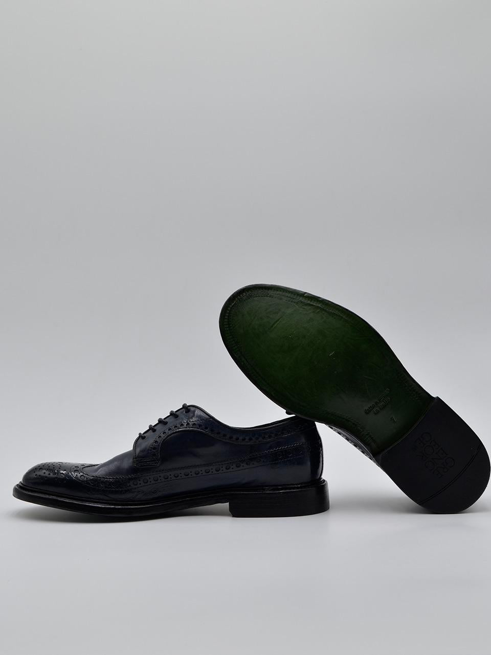 derby brogue 2098 6013 BLU GREEN GEORGE