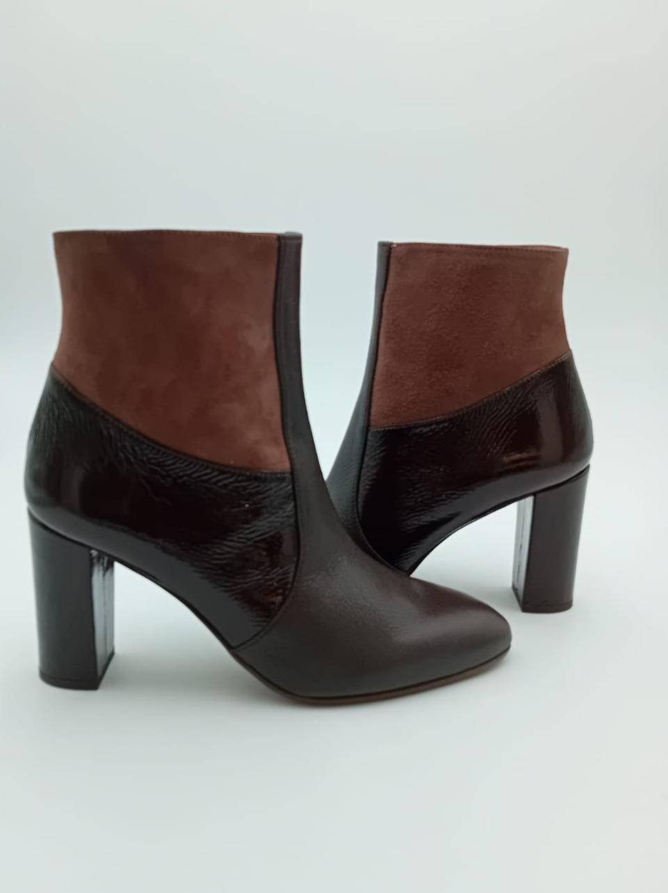 stivaletto tacco h 75 3 materiali ETYU TDM CHIE MIHARA