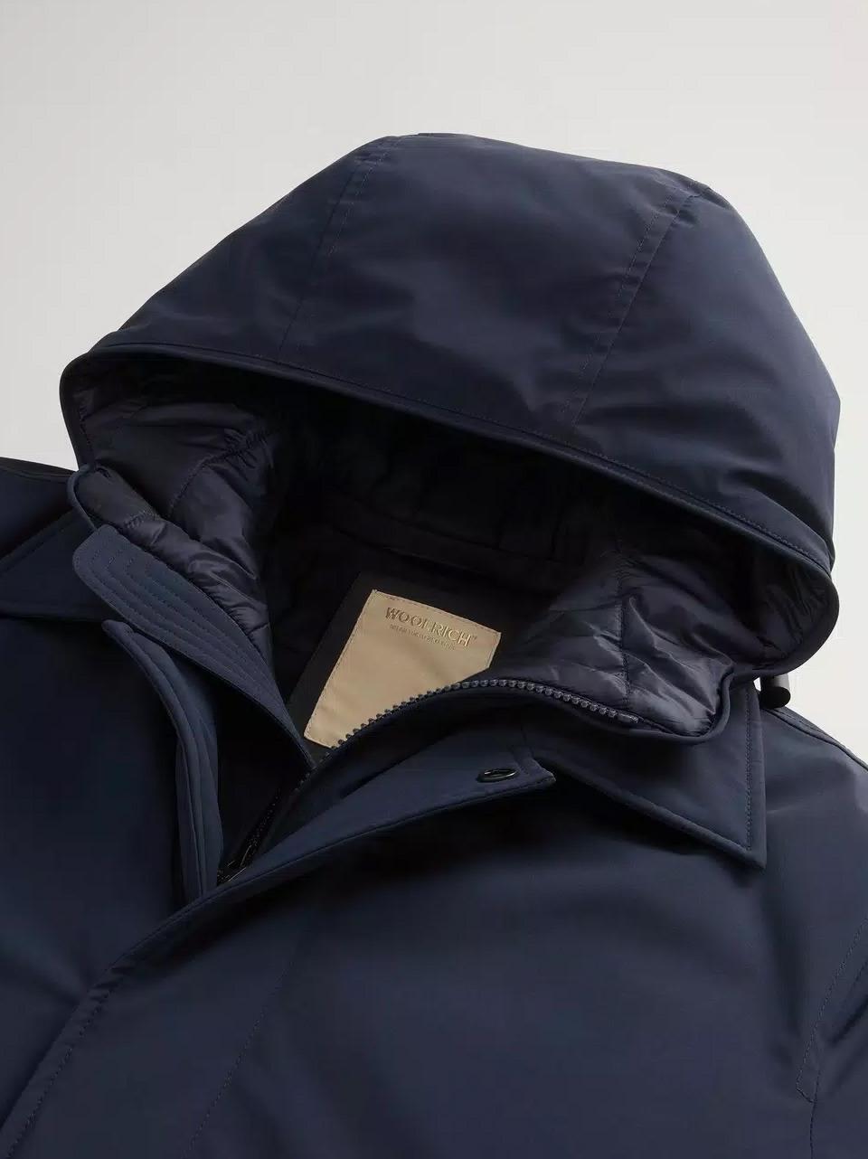 piumino liscio strech lungo OU0928 3989 WOOLRICH