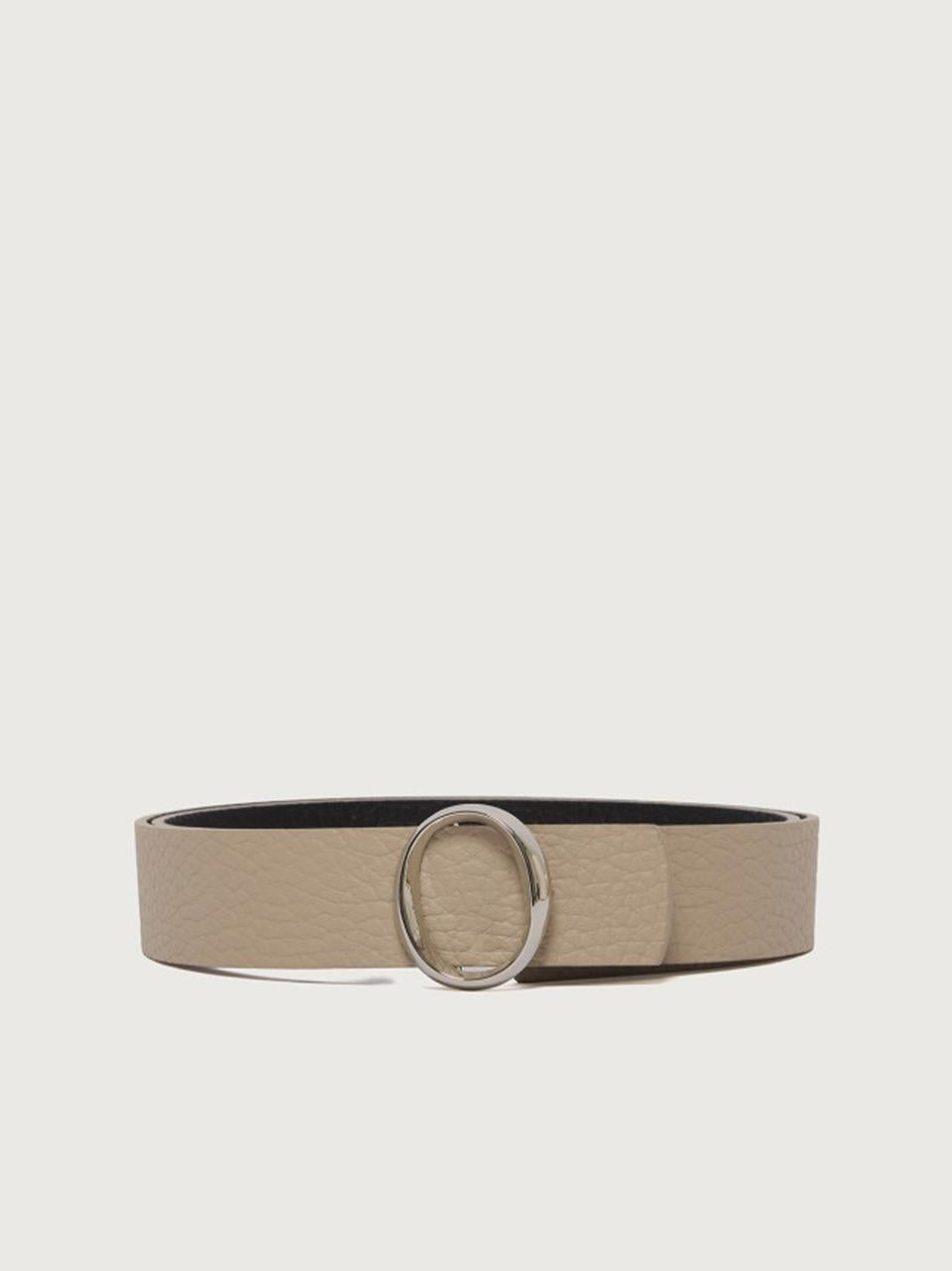 cintura o reversibile in soft h 3,5cm D10419 SABBIA ORCIANI