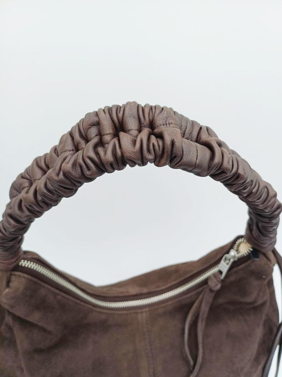 borsa a spalla mezza luna 1201 BROWN REHARD