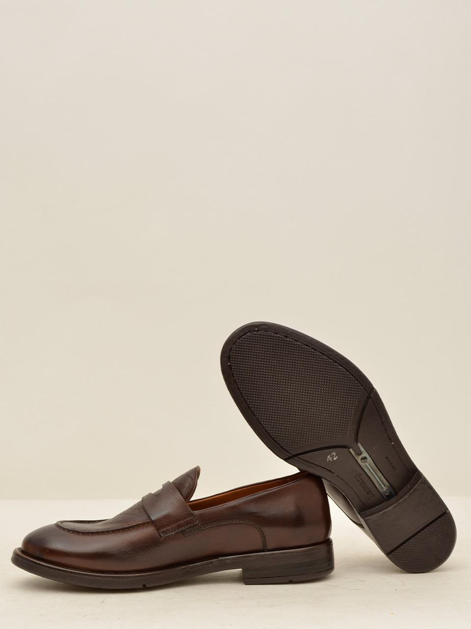 mocassino con passante GB12A EBANO LEMARGO